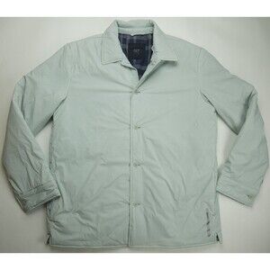 XXL ALPHA TAURI Mens Jacket Light Mint Green Button Primaloft Nylon Spandex Poly